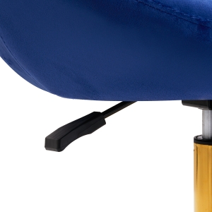 4Rico swivel chair QS-BL12G navy blue