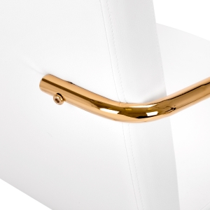 Cosmetic chair QS-OF211G gold white (148167)