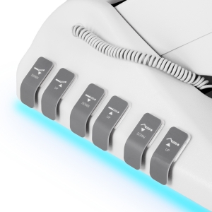 Electric cosmetic chair SILLON Luxury 3 motors white foot control (150223)