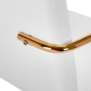 Cosmetic chair QS-OF211G gold light grey (154450)