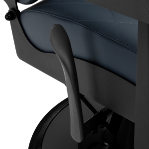Gabbiano barber chair Bruno with black frame Graphite (153406)