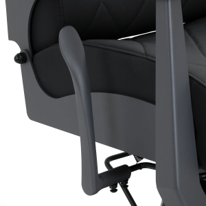 Gabbiano barber chair Bruno with graphite frame Black (153410)