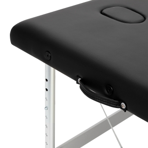 BALANCE aluminium folding massage table 3 segment black (155275)
