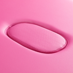 BALANCE aluminium folding massage table 2 segment pink (155282)