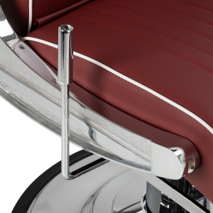 Gabbiano Visionerio barber chair red chrome frame (155244)