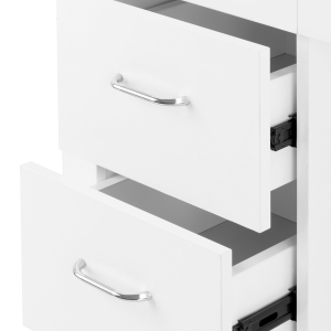 Cosmetic desk 324 with cassette dust absorber white (150940)