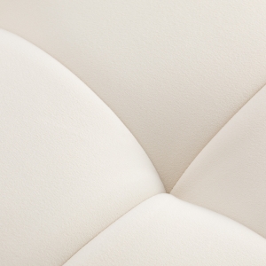 Sillon Umbra white eyelash treatment chair with gold base (155739)