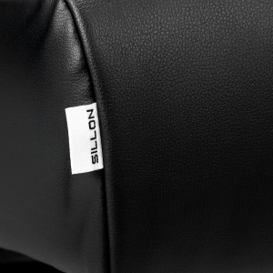 Sillon Alba black eyelash treatment chair with gold base (155738)