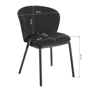 Chair 4Rico Linea black (155304)