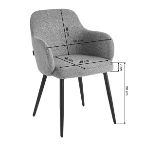 Chair 4Rico Intra grey (155314)
