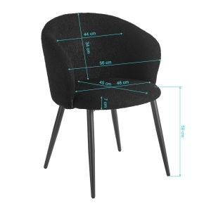 Chair 4Rico Asola black (155320)