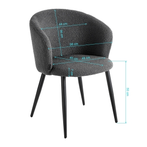 Chair 4Rico Asola grey (155322)