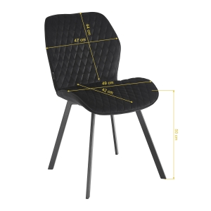 Chair 4Rico Vetro black (155336)