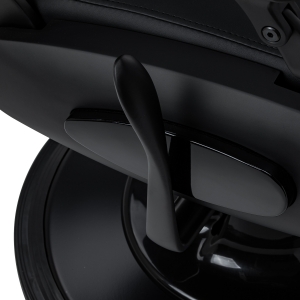 Barber chair with massage function Gabbiano Francesco black with a black base (155874)