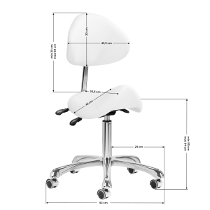 COSMETIC STOOL 1004 GIOVANNI WHITE (141629)