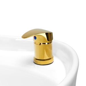 Gabbiano hairdressing wash unit Berlin gold white (112855)