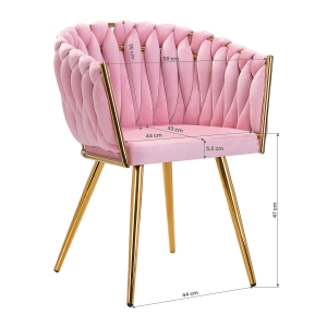 4Rico chair QS-GW06G pink (150121)