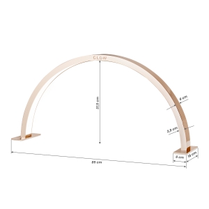 GLOW manicure lamp ARCHE II gold copper (150247)