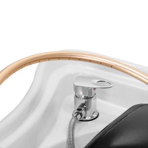 Gabbiano Head Spa 017B hair washing bed black