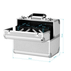 Cosmetic case 44 silver (151885)