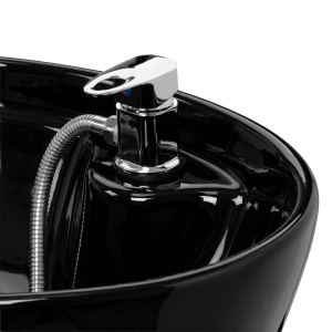 Hairdressing wash unit Omega Marina black (154528)