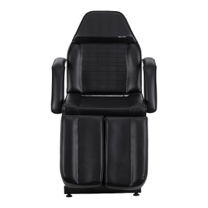 Hydraulic pedicure beauty chair Sillon 210 with rocking function and split footrest black (155680)