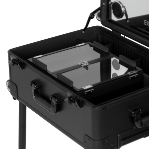 Portable speaker stand with speakers Plus black (155837)