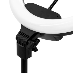 Lamp Ring Light 13"" 36W LED with stand black (131446)