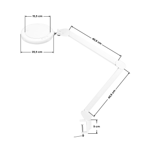 LED LUPA LED GLOW 8021 LAMP ADJUSTABLE COLOR OF LIGHT (141606)