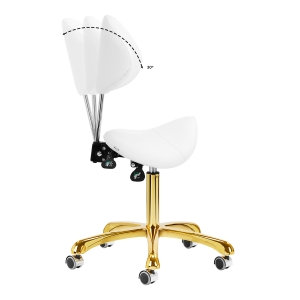 Giovanni cosmetic stool 1004 gold white (147847)