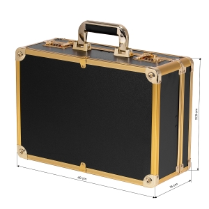 Barber case golden black  (125645)