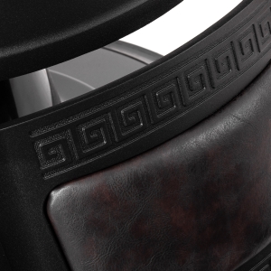 Barber chair Gabbiano President Brown (152034)