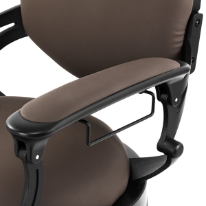 Barber chair Gabbiano Niccolo brown buttonless (153415)