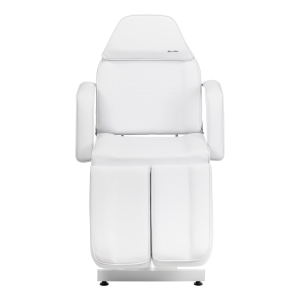 Hydraulic pedicure beauty chair Sillon 210 with rocking function and split footrest white (155703)
