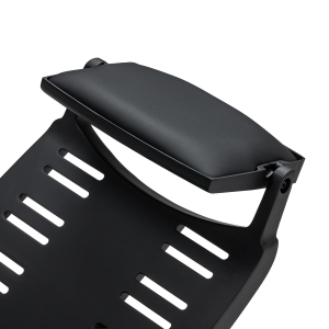 Barber chair with massage function Gabbiano Francesco black with a black base (155874)