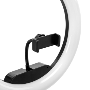 Lamp Ring Light 13"" 36W LED with stand black (131446)