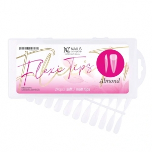 NC NAILS COMPANY FLEXI TIPS ALMOND