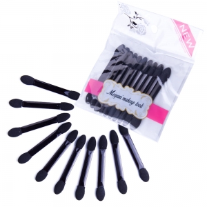 ALLEPAZNOKCIE APPLICATORS OF EYESHADOW AND NAIL DUST BLACK SET 10 PCS