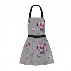 K.TYRKA COSMETIC APRON BALBINA GRAY MANI