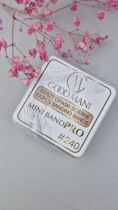 GOOD MANI NAIL PRO SANDING  BAND BLACK MINI 100pcs