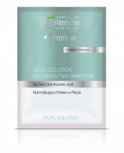 BIELENDA PURE SOLUTION FACE SHEET MASK NORMALIZING FACE SHEET MASK