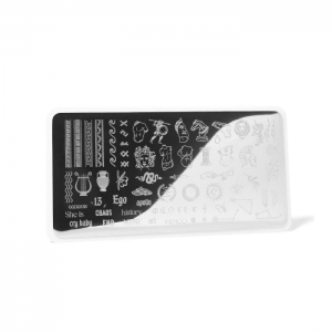 STAMP PLATE MODERN GREEK