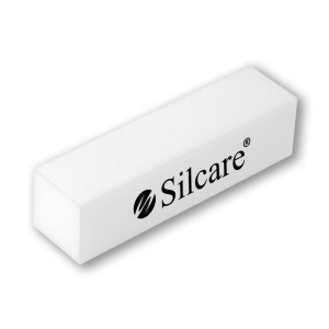 SILCARE NAIL BUFFER WHITE BLOCK 100/100