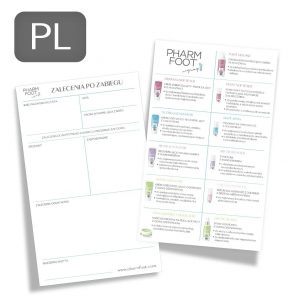 PHARM FOOT BLOCK RECOMMENDATIONS AFTER PHARM FOOT