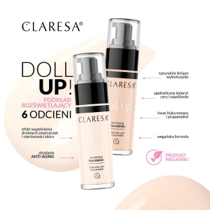 CLARESA LUMINIZING ILLUMINATING FACE FOUNDATION DOLL UP 34g