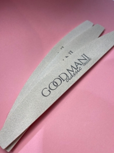 GOOD MANI STANDARD NAIL FILE HALF MOON 180/240 (25pcs)