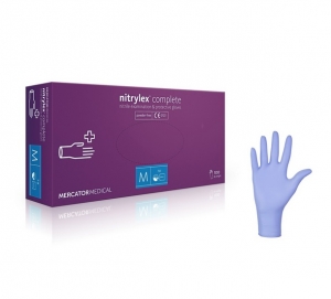 MERCATOR COMPLETE NITRILE PROTECTIVE GLOVES PURPLE