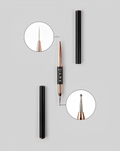 DARK BY RIOR NAIL BRUSH LINER 13mm & DOT 2mm