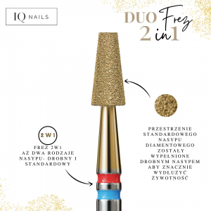 IQ NAILS DRILL BIT 2 IN1 DUO BIT 171.FM.031