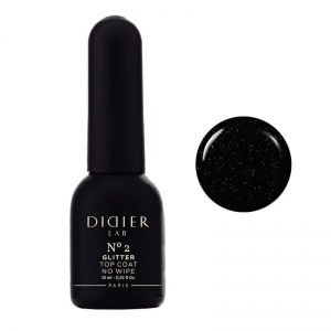 DIDIER LAB GLITTER TOP COAT NO WIPE NO 2  - 10ML